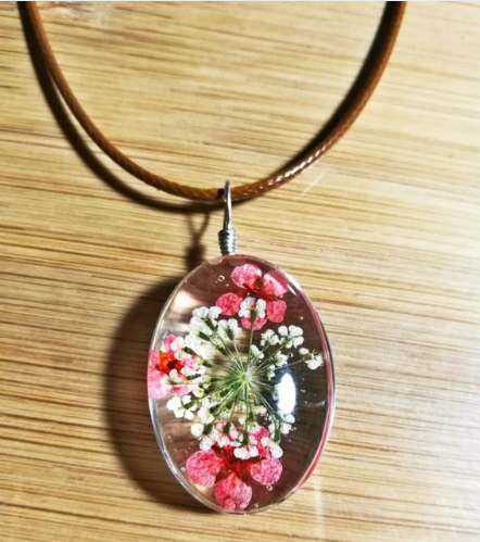 Buy Dried Eternal Flower Specimens Necklaces - Trendy Floral Jewelry