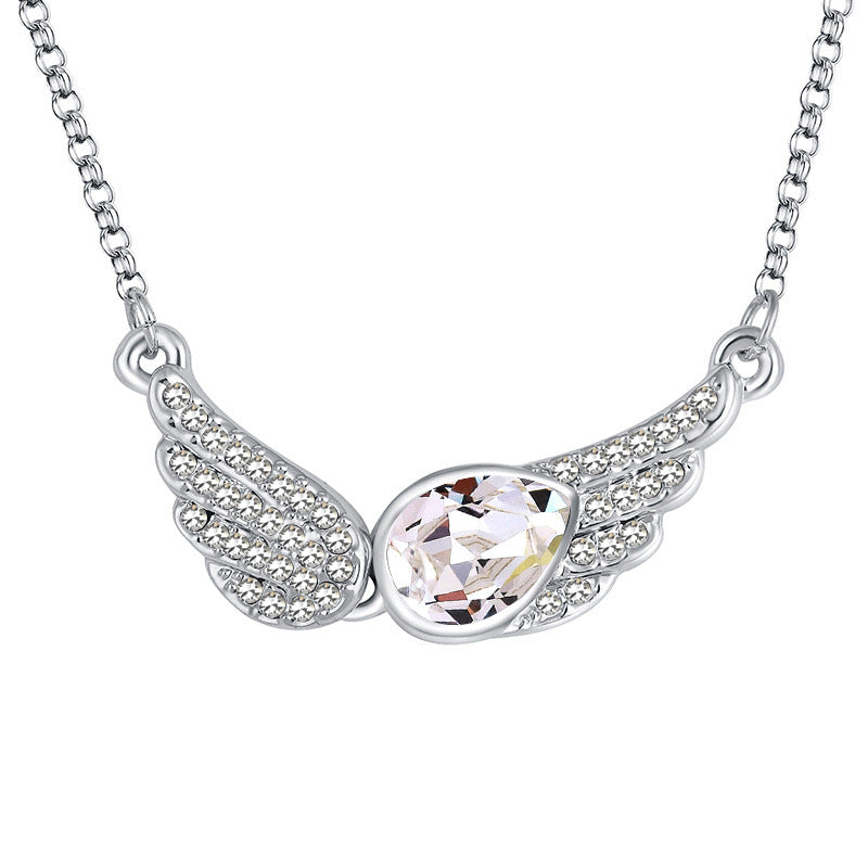Trendy Wing Necklaces for Couples | Shiny Pendant Jewelry
