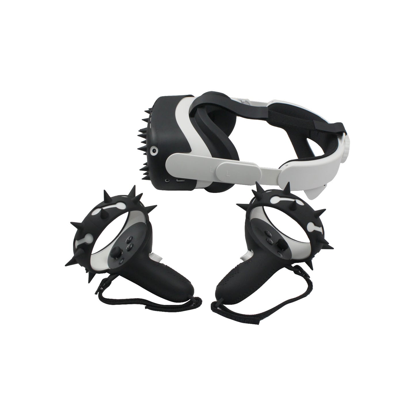 Oculus Quest 2 Barbed Front Cover Barbed Gloves Plus Face Shield