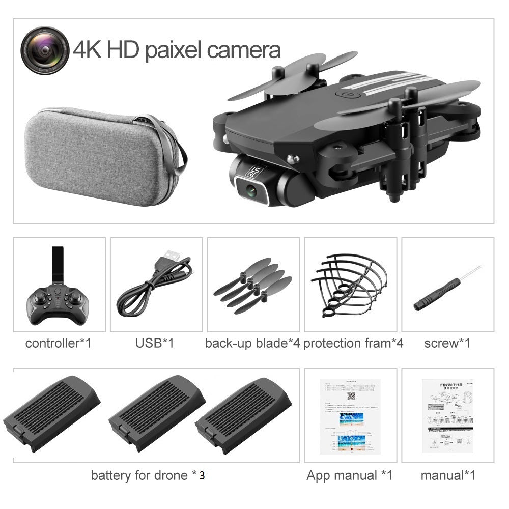 Buy Aerial Drone with HD Camera - Foldable RC Quadcopter