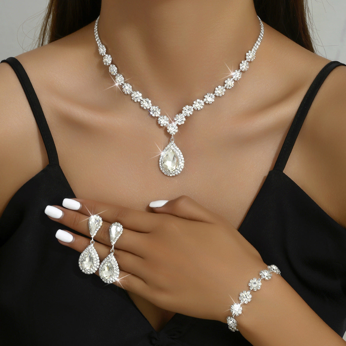 Buy Fashion Jewelry Bridal Jewelry Suit - Elegant Bridal Set