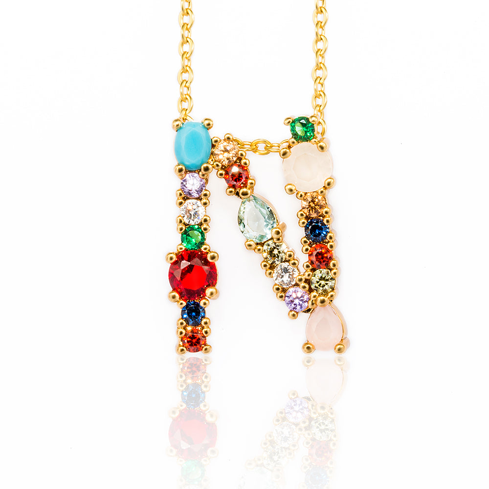 26 English alphabet necklaces