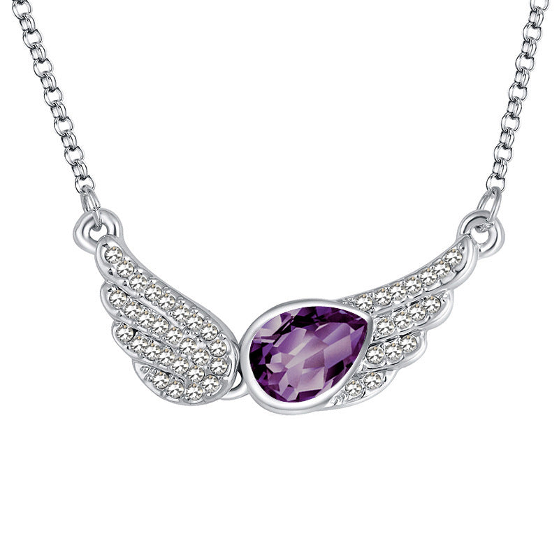 Trendy Wing Necklaces for Couples | Shiny Pendant Jewelry