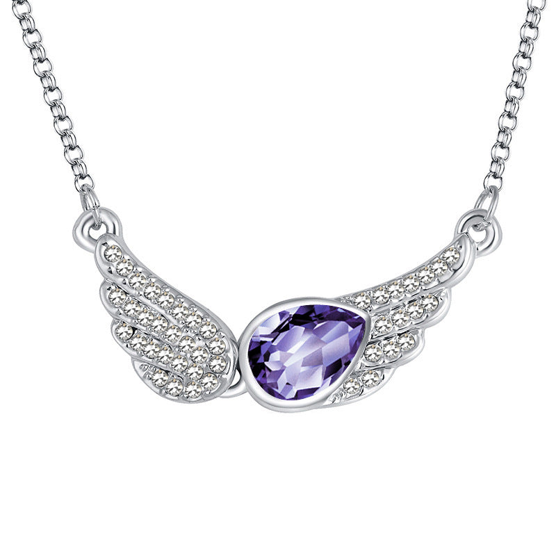 Trendy Wing Necklaces for Couples | Shiny Pendant Jewelry