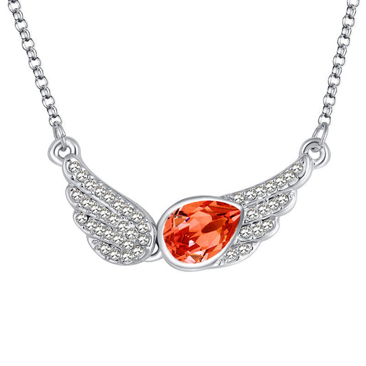 Trendy Wing Necklaces for Couples | Shiny Pendant Jewelry