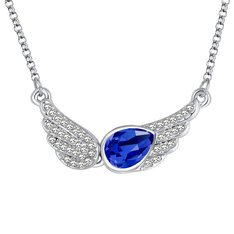 Trendy Wing Necklaces for Couples | Shiny Pendant Jewelry