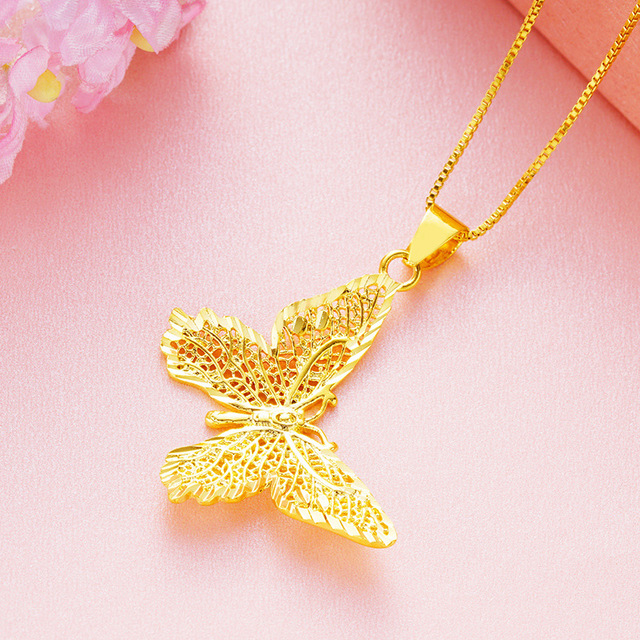 Buy Butterfly Pendant Chain Necklaces - Elegant Jewelry Collection
