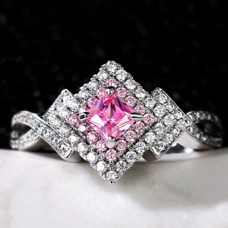 Buy Creative Cross-wound Diamond Zircon Ring - Elegant Fashion Accessories