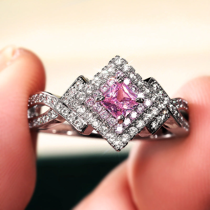 Buy Creative Cross-wound Diamond Zircon Ring - Elegant Fashion Accessories