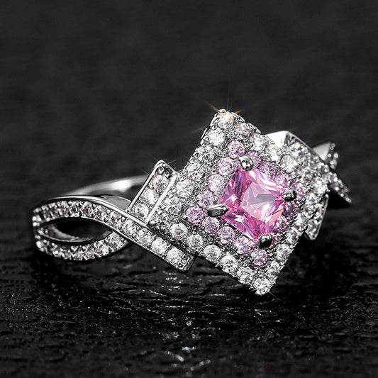 Buy Creative Cross-wound Diamond Zircon Ring - Elegant Fashion Accessories
