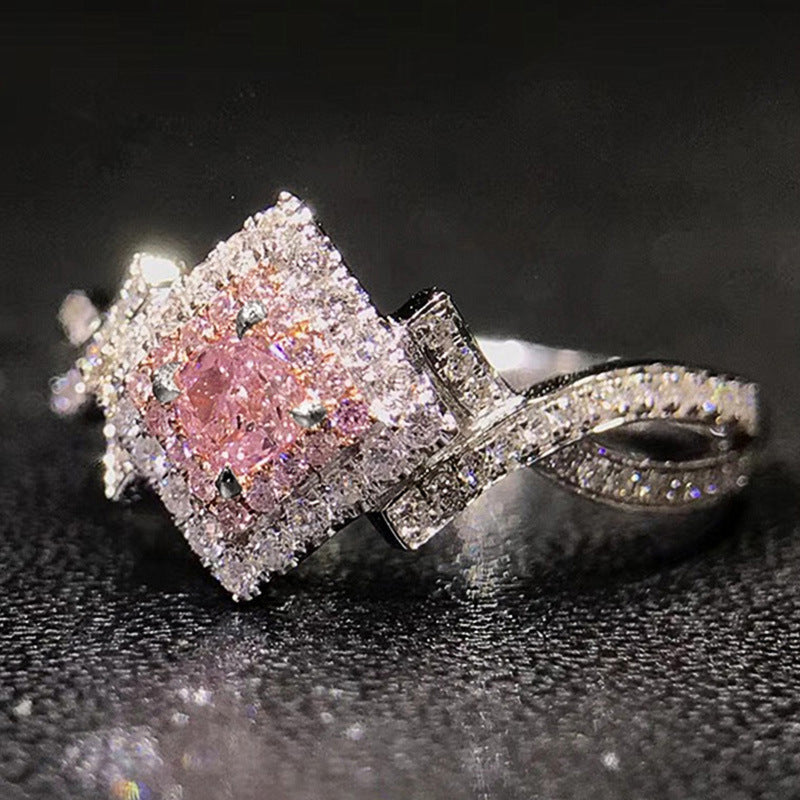 Buy Creative Cross-wound Diamond Zircon Ring - Elegant Fashion Accessories