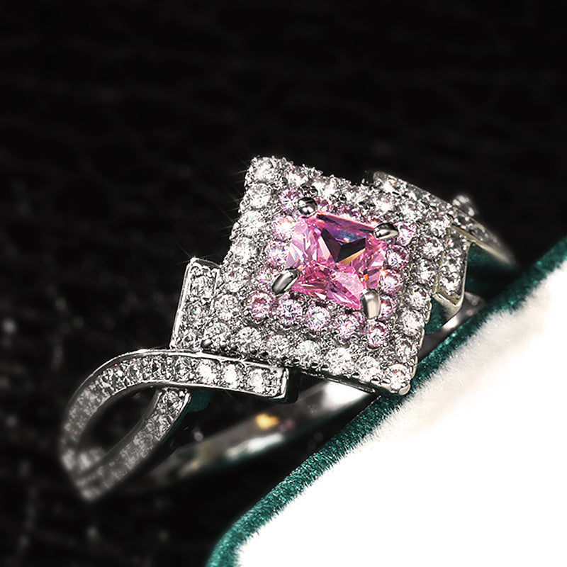 Buy Creative Cross-wound Diamond Zircon Ring - Elegant Fashion Accessories