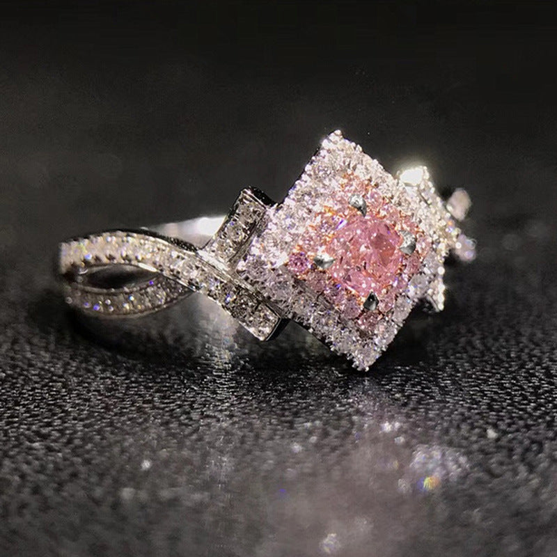 Buy Creative Cross-wound Diamond Zircon Ring - Elegant Fashion Accessories