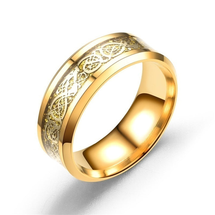 Zircon Gold Dragon Ring Ring For Couples