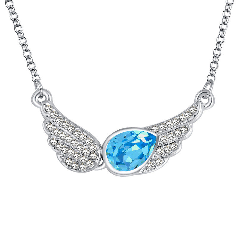 Trendy Wing Necklaces for Couples | Shiny Pendant Jewelry