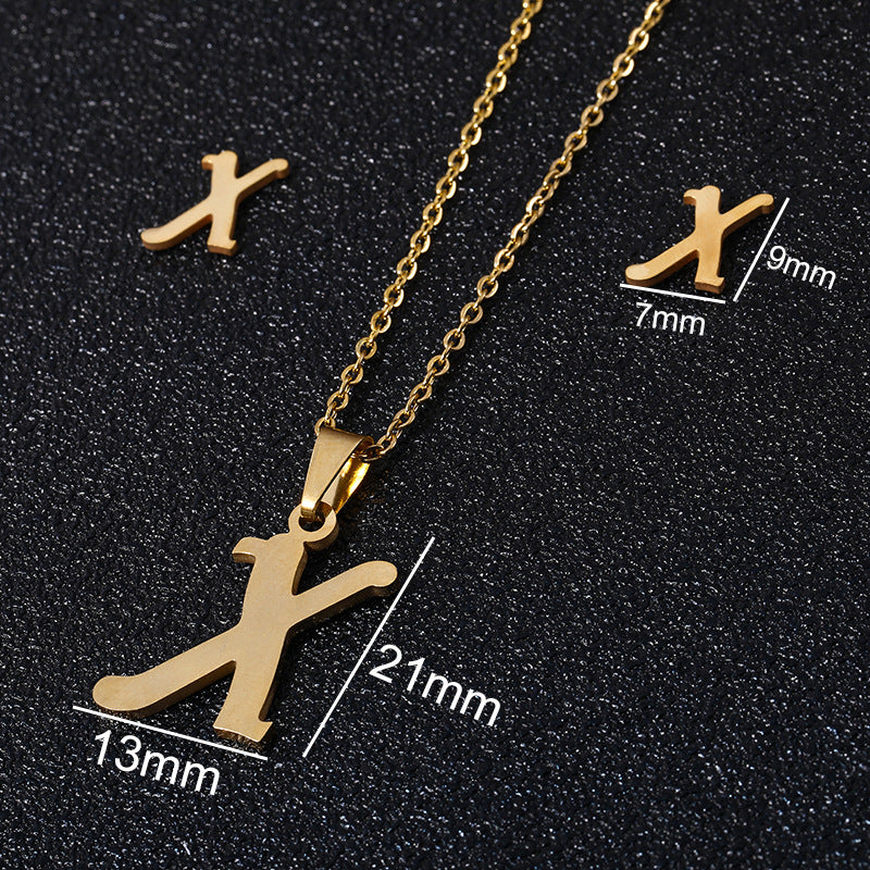Buy 26 Stainless Steel Alphabet Necklaces for Stylish Statements
