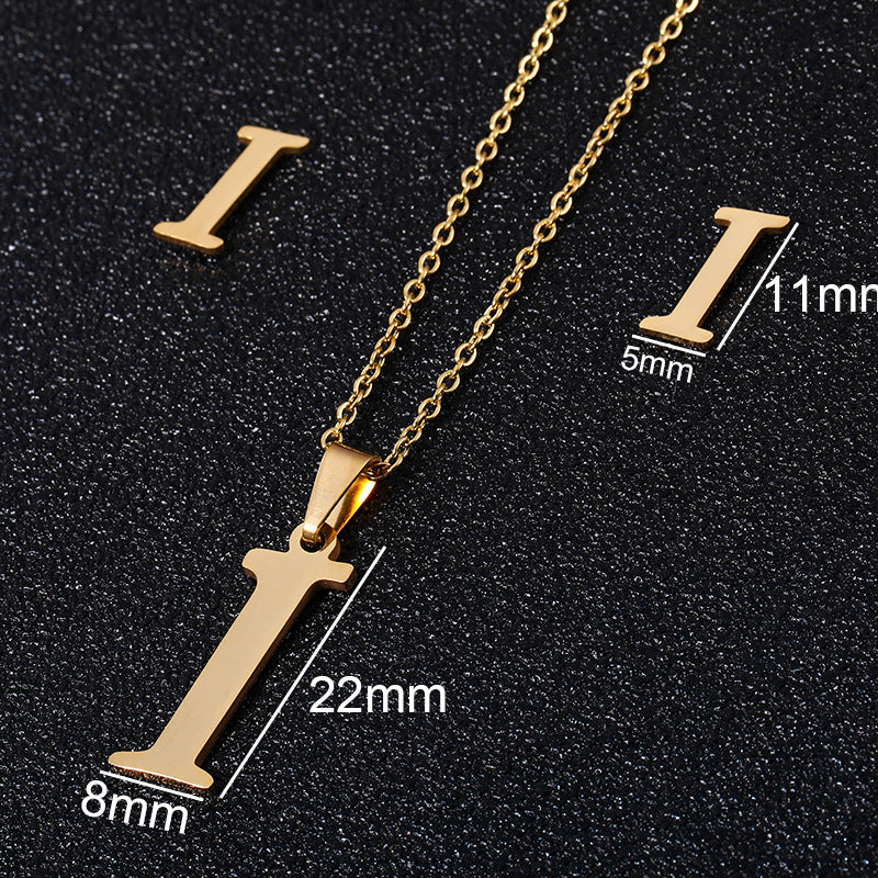 Buy 26 Stainless Steel Alphabet Necklaces for Stylish Statements
