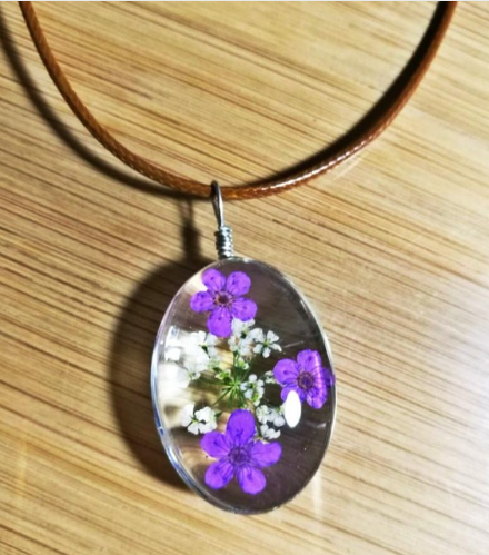 Buy Dried Eternal Flower Specimens Necklaces - Trendy Floral Jewelry