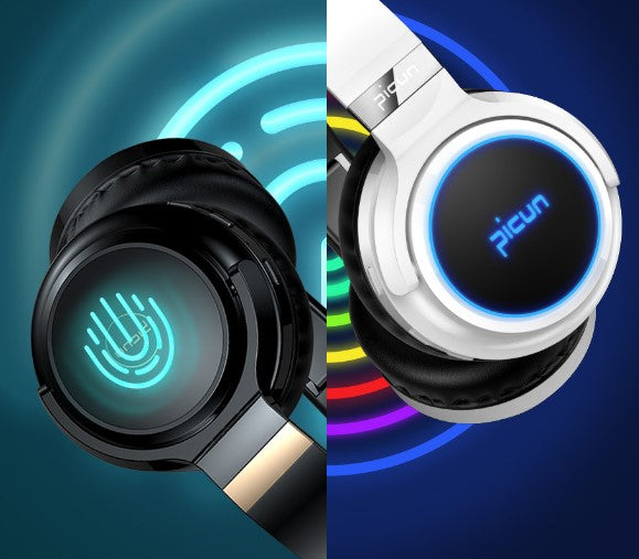Buy Bluetooth Earphones With Headworn Luminous Folding - Premium Wireless Headset