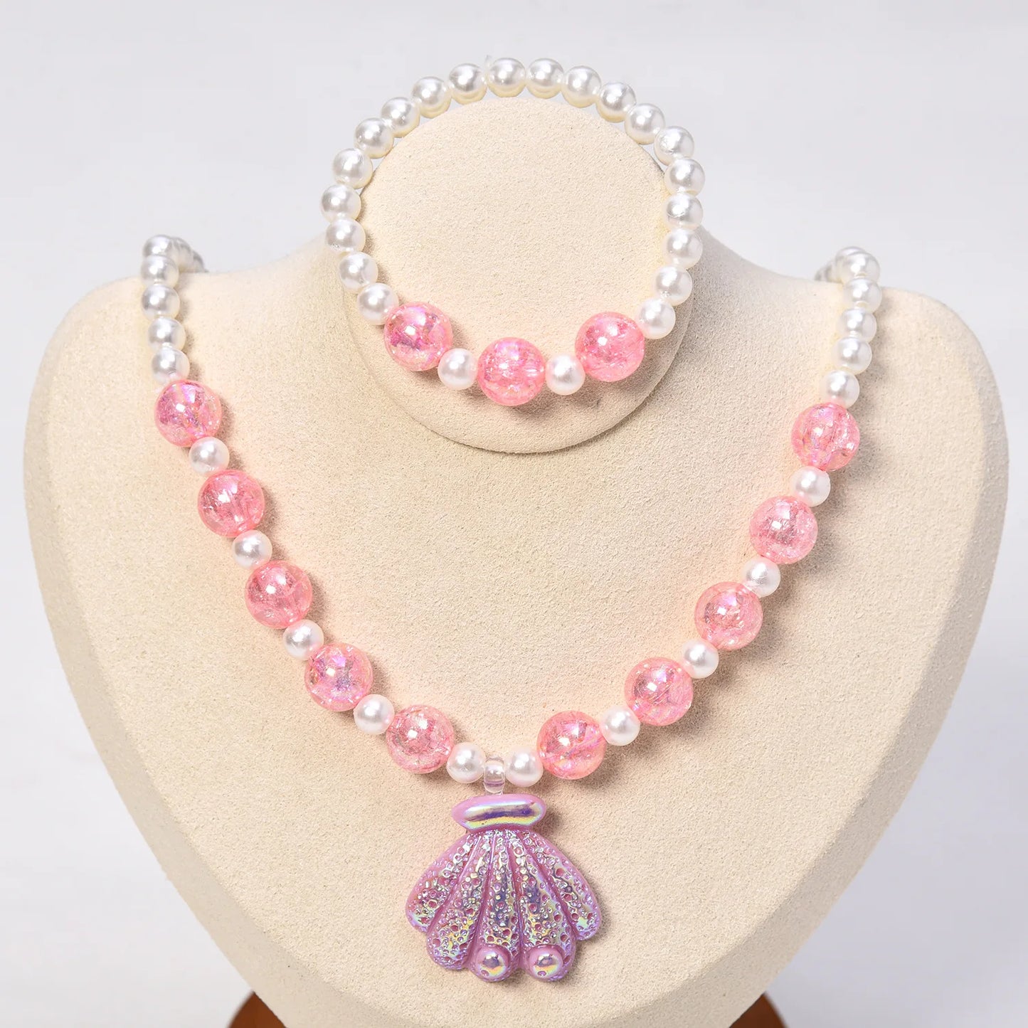 Children's Necklaces Female Unicorn Cartoon Princess Jewelry Girls Bracelets Baby Accessories Kids Jewelry Gifts