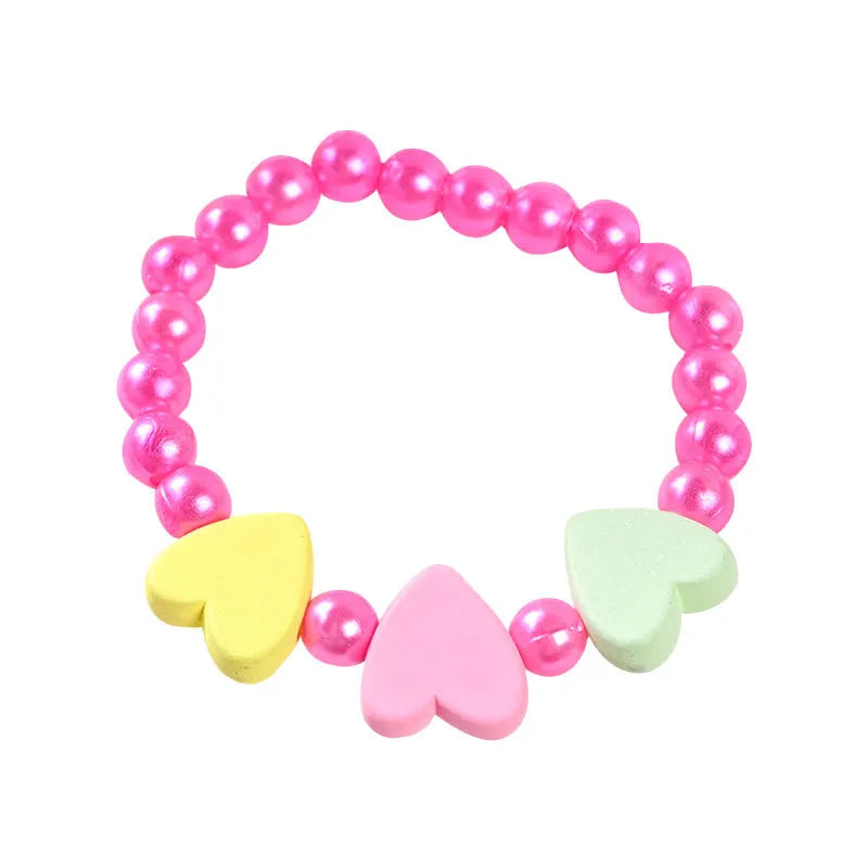 Children's Necklaces Female Unicorn Cartoon Princess Jewelry Girls Bracelets Baby Accessories Kids Jewelry Gifts