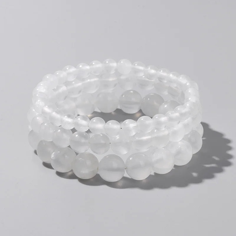 100% Natural Plaster Selenite Bracelet
