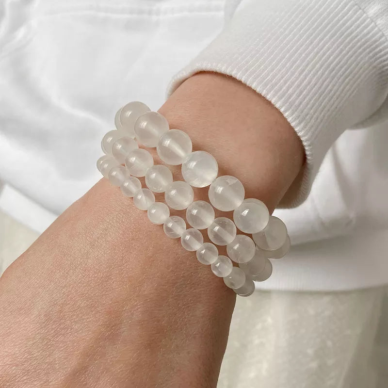 100% Natural Plaster Selenite Bracelet